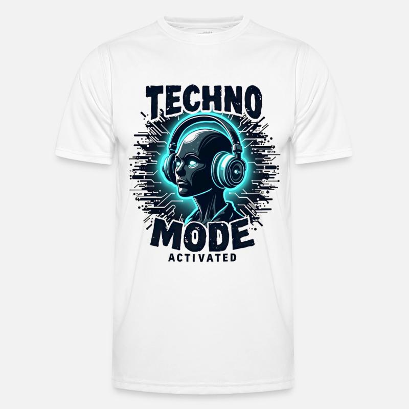 Mode Techno activé – Rave Music T-shirt sport Homme