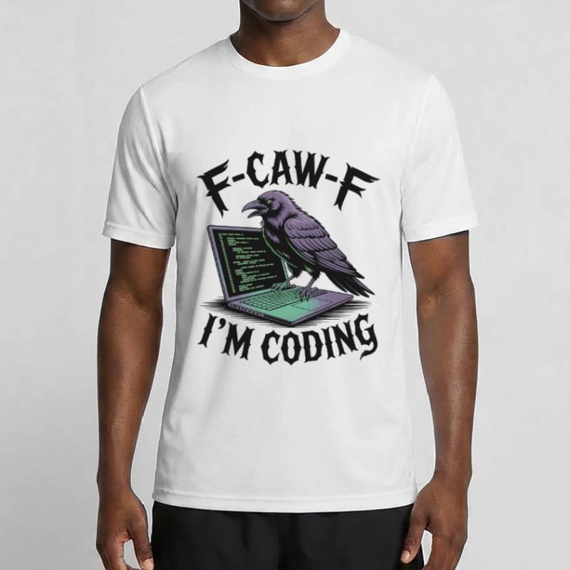 RabenCoder : Code Raven sur l’ordinateur portable T-shirt sport Homme