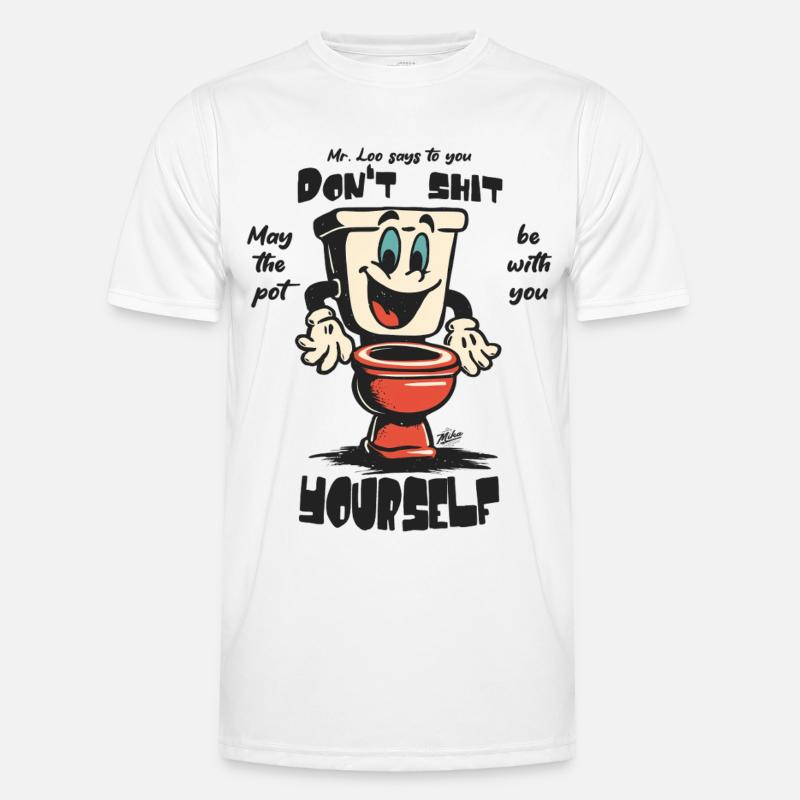 Mr Loo Männer Funktions-T-Shirt