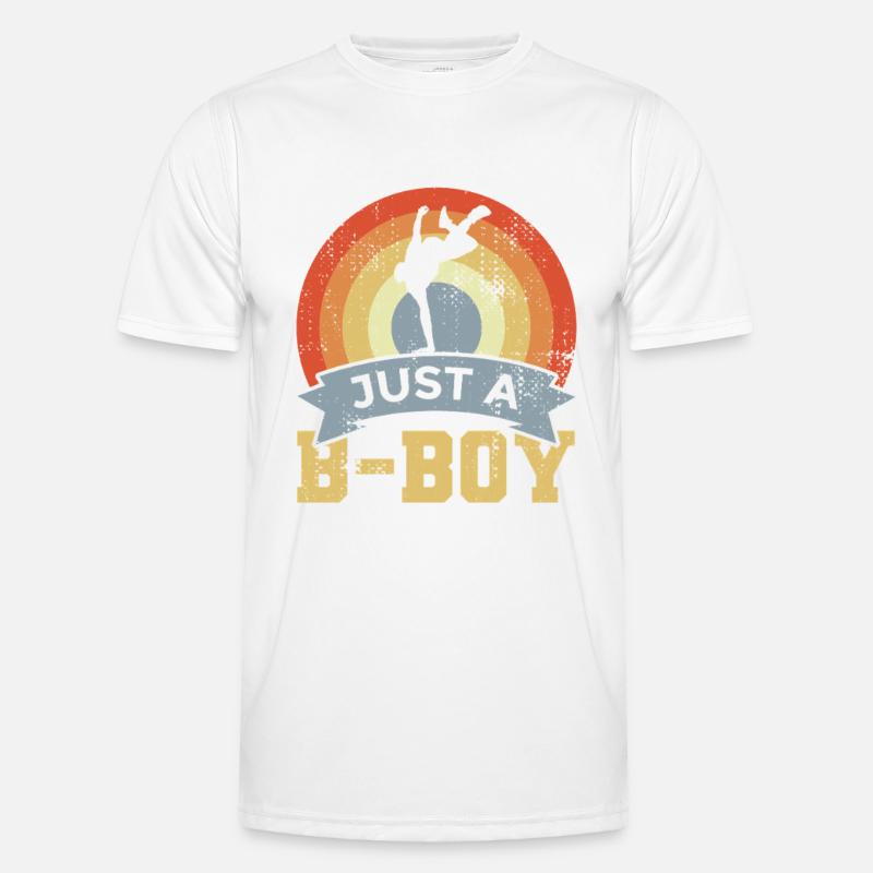 Breakdancer Junge Männer Funktions-T-Shirt