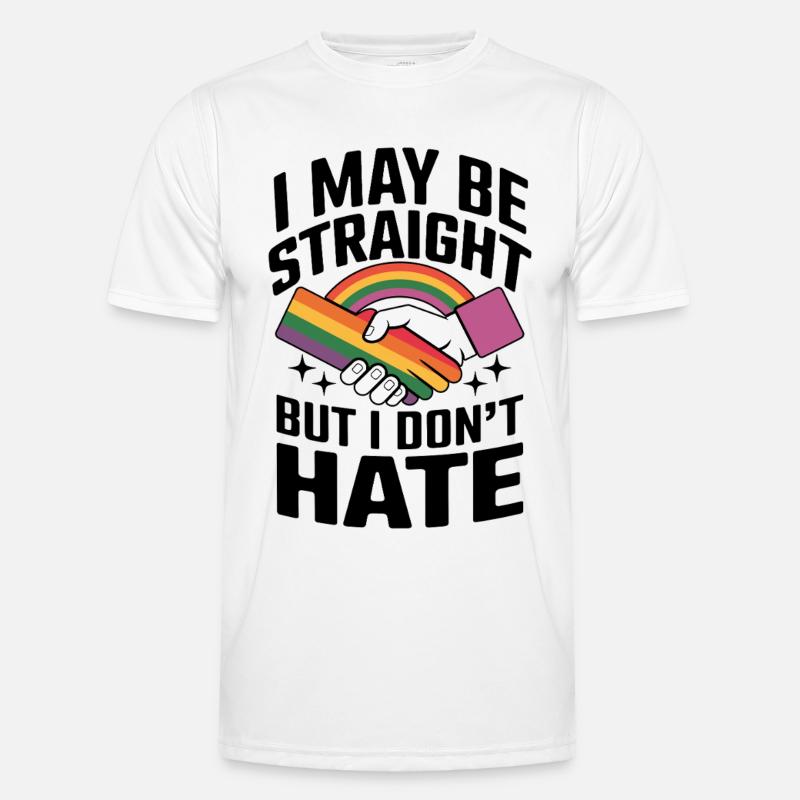 Unity rainbow handshake Men's Functional T-Shirt