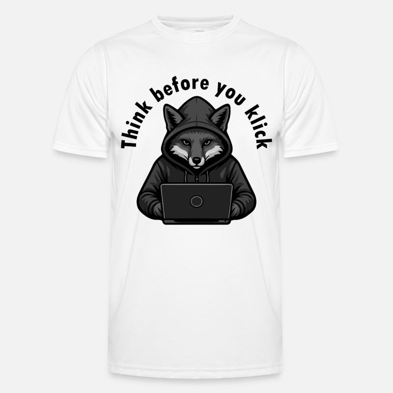 Think Before You Click - Cyber Security Men's Functional T-Shirt