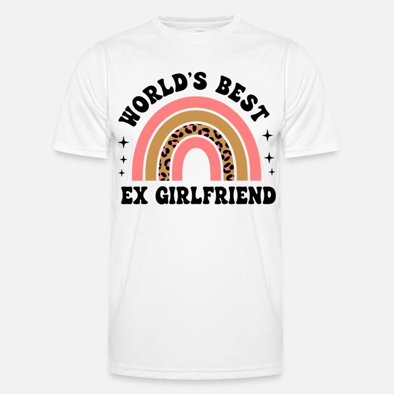 Leopard Rainbow Pattern - Men's Functional T-Shirt - white