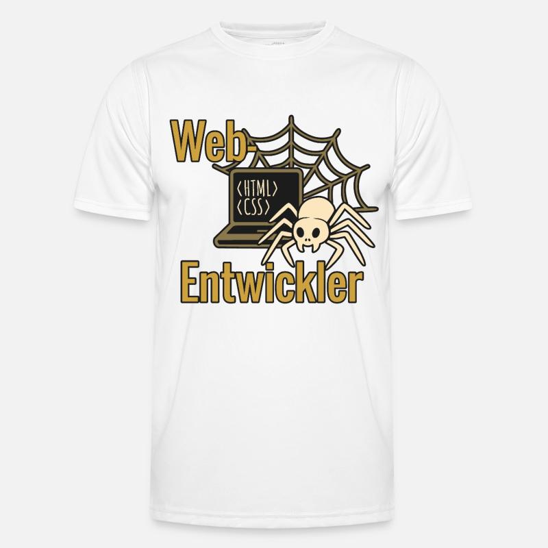 Web Developer - Halloween 2025 - Men's Functional T-Shirt - white