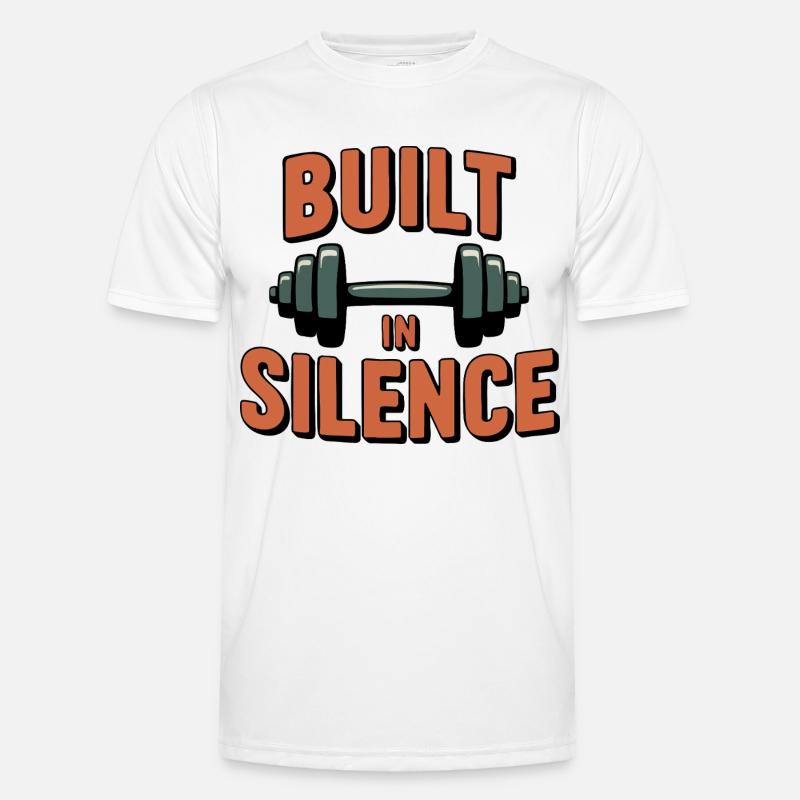 Construit en silence T-shirt sport Homme