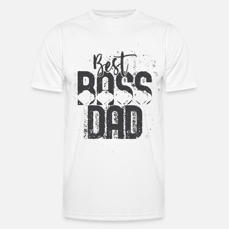 Best Dad Statement Tee T-shirt sport Homme