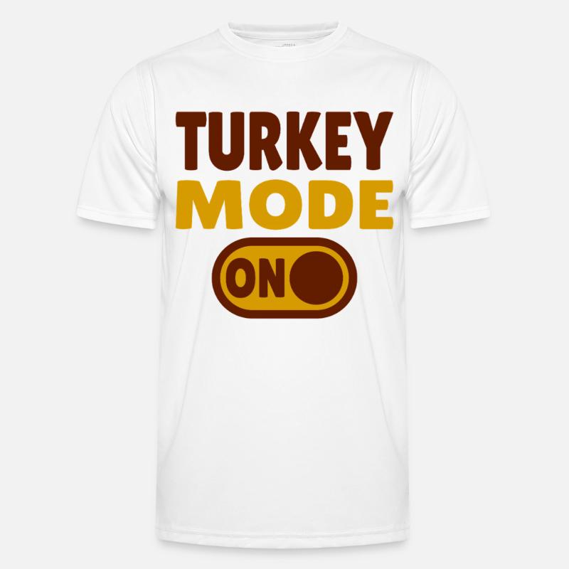 Turkey Mode ON Männer Funktions-T-Shirt