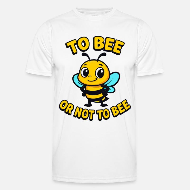 Biene oder nicht Biene Männer Funktions-T-Shirt