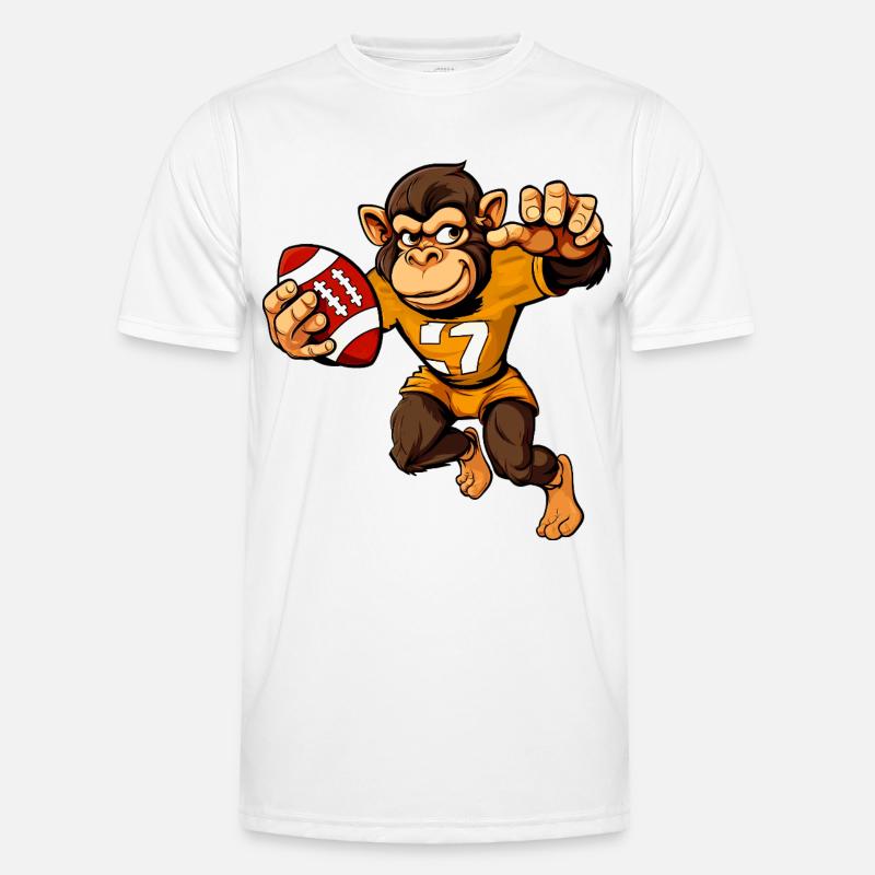 Monkeys Rugby - Men's Functional T-Shirt - white