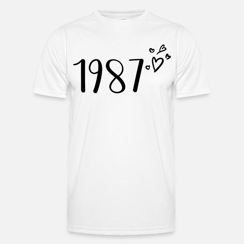 1987 Männer Funktions-T-Shirt