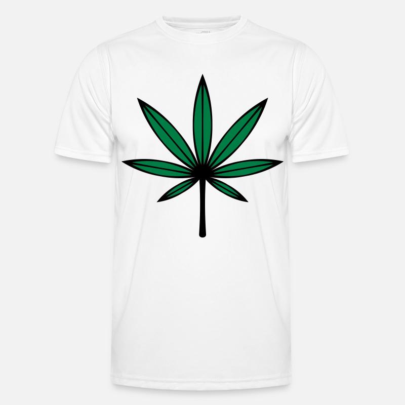 Cannabis / Marijuana / Hemp Leaf (2C) Men's Functional T-Shirt