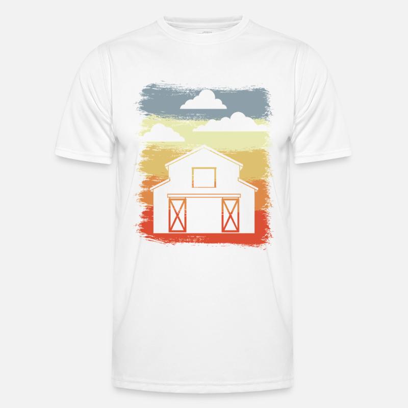 Retro Scheune Männer Funktions-T-Shirt