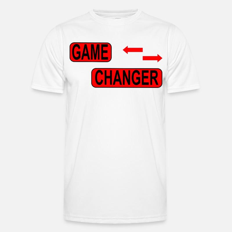 Game Changer / Change / Statement - Men's Functional T-Shirt - white