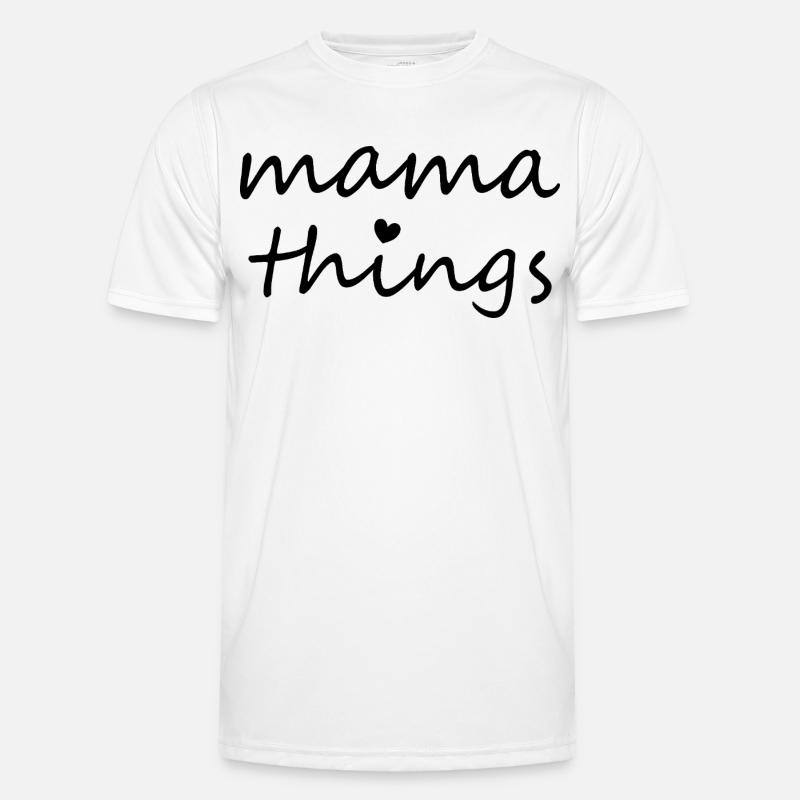 Mama Dinge Erster Muttertag Neue Mama Männer Funktions-T-Shirt