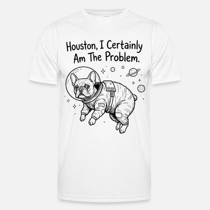 Frenchie dans l’espace – Je suis certainement le problème T-shirt sport Homme