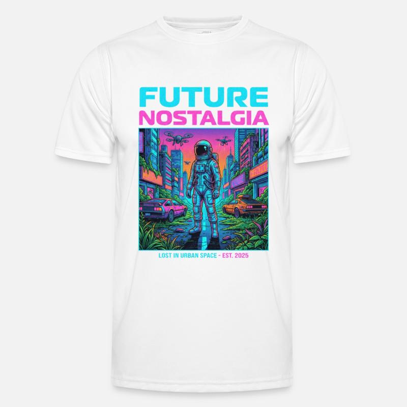 Nostalgie pour l’avenir de la cité spatiale T-shirt sport Homme