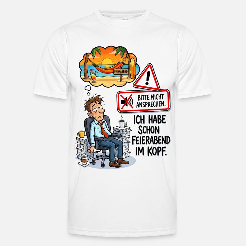 Feierabend Strandtraum Männer Funktions-T-Shirt