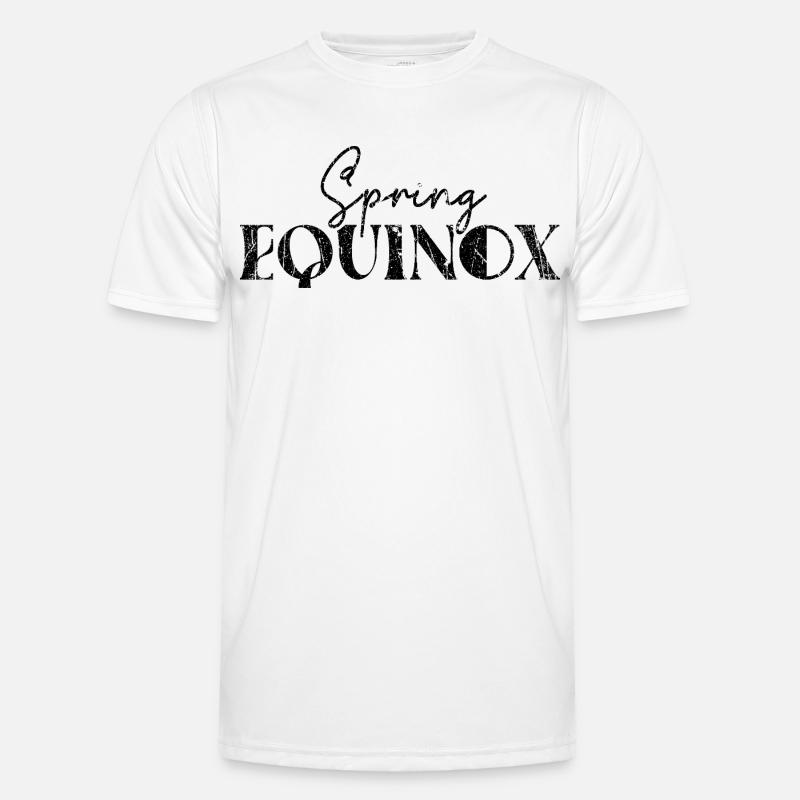 Forårsjævndøgn marts jævndøgn Glædelig påske - Funktionsshirt til herrer - hvid