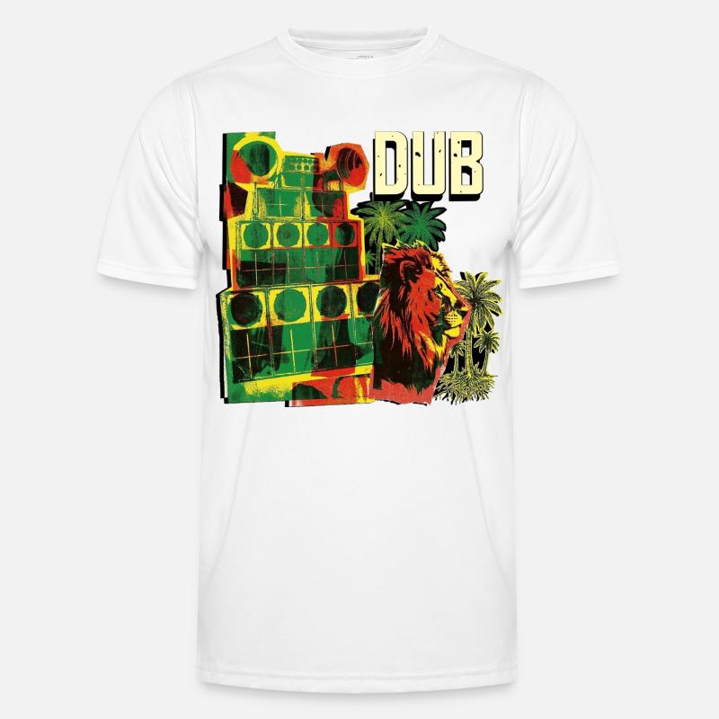 Dub Reggae Soundsystem Session Männer Funktions-T-Shirt