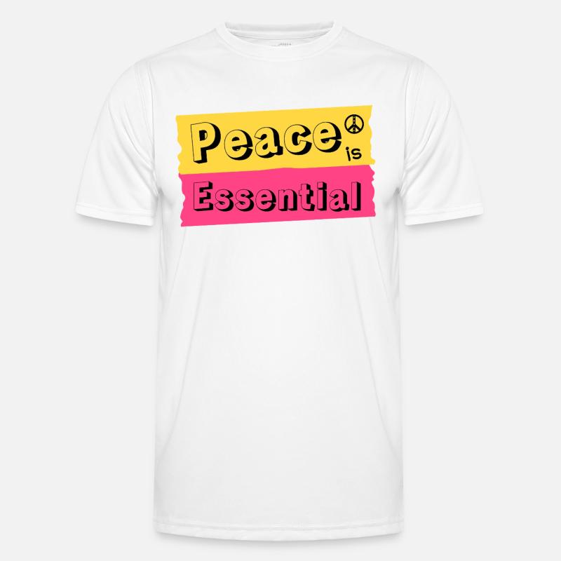 Peace is Essential Men's Functional T-Shirt