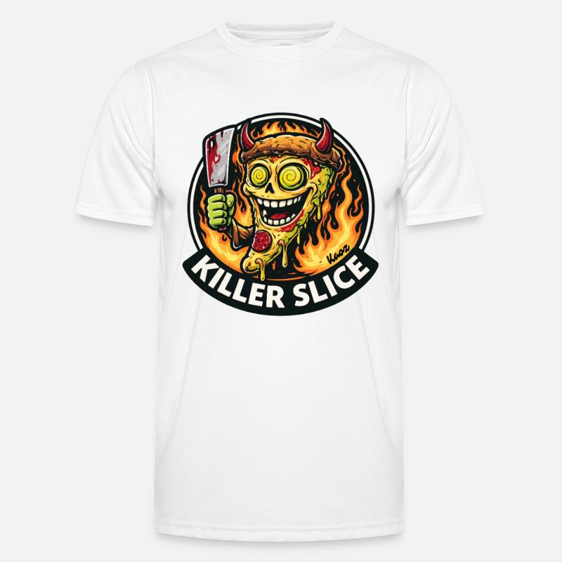 Killer Slice Pizza Demon Men's Functional T-Shirt