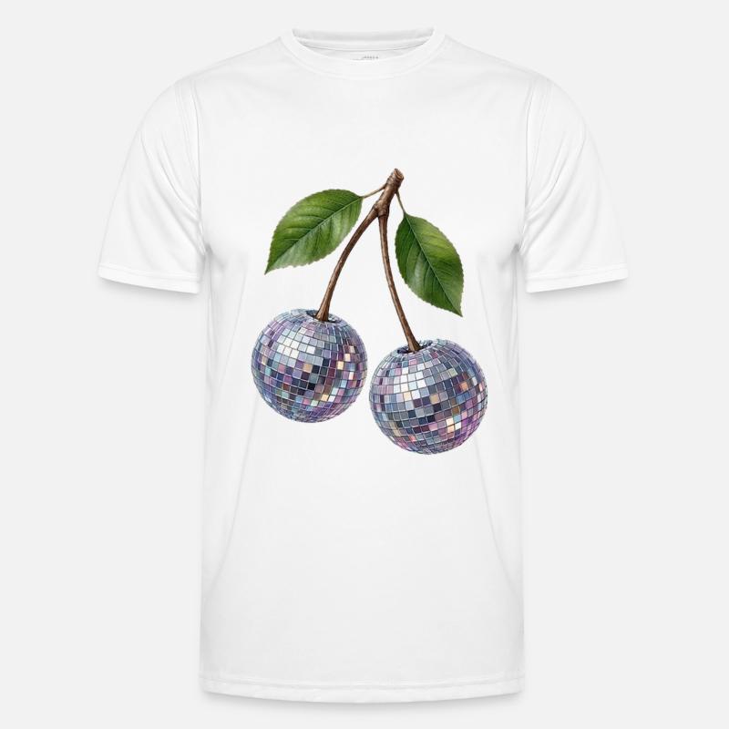 Disco Cherry Männer Funktions-T-Shirt