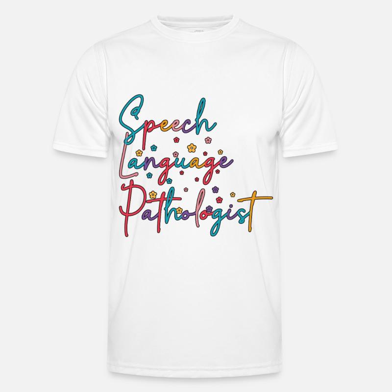 SLP Speech Language Pathologist Men's Functional T-Shirt