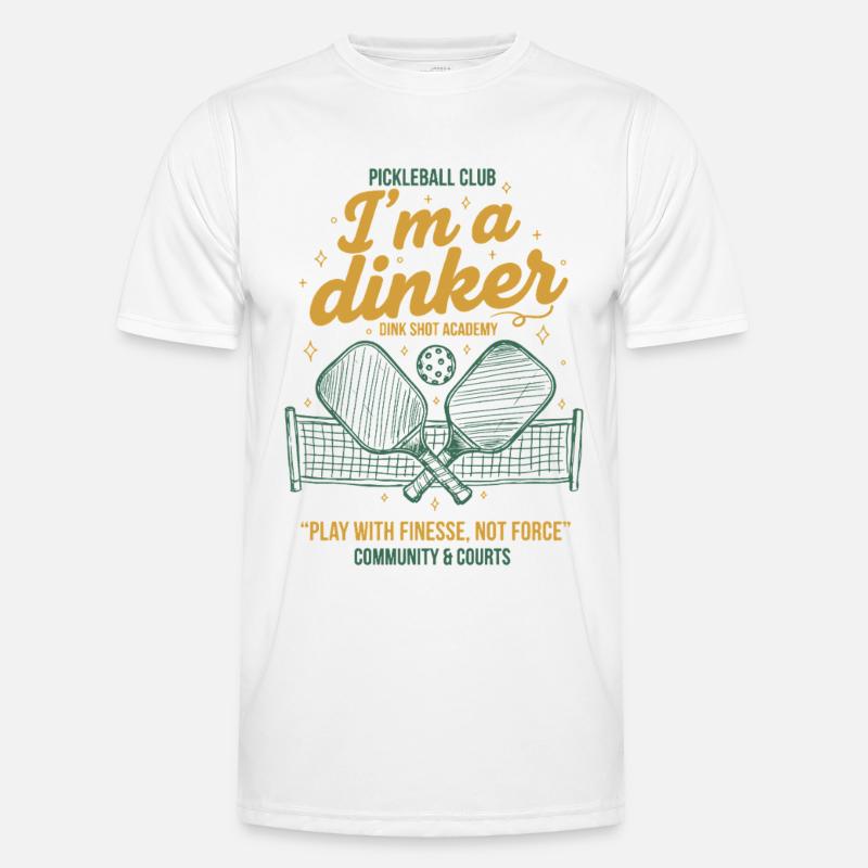 Pickleball-Witzbold Ich bin ein Dinker-Liebling Männer Funktions-T-Shirt