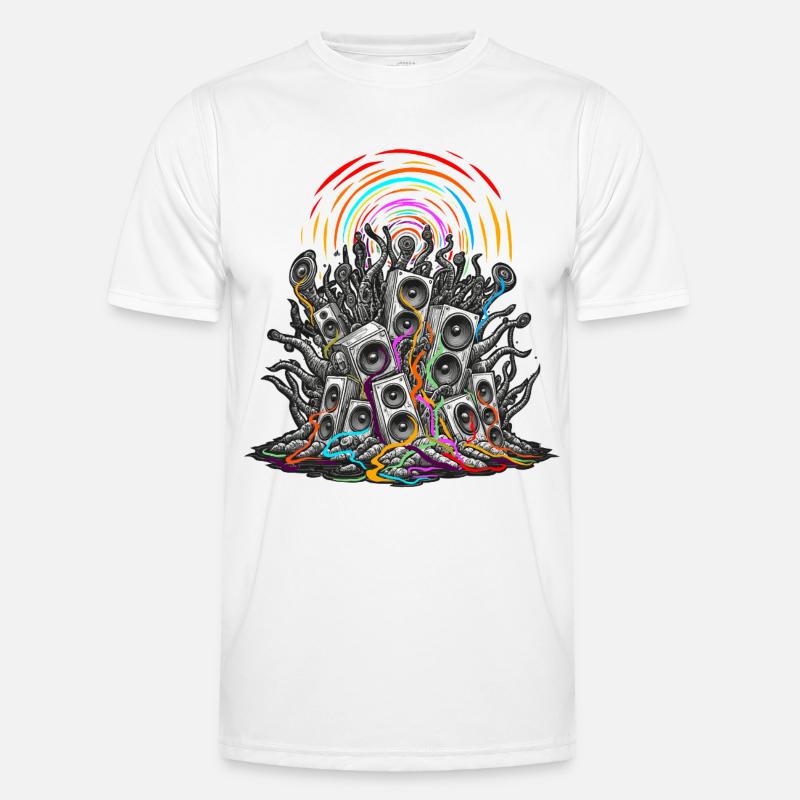 Psychedelic speaker Men's Functional T-Shirt