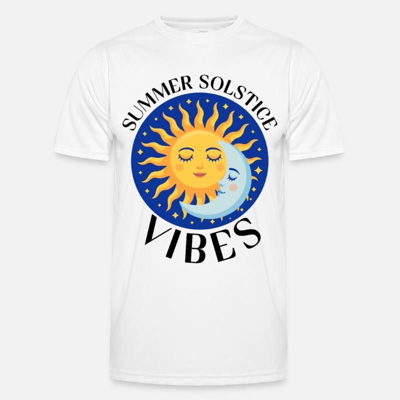 Litha Pagan Summer Solstice Midsummer Midsommar Men's Functional T-Shirt