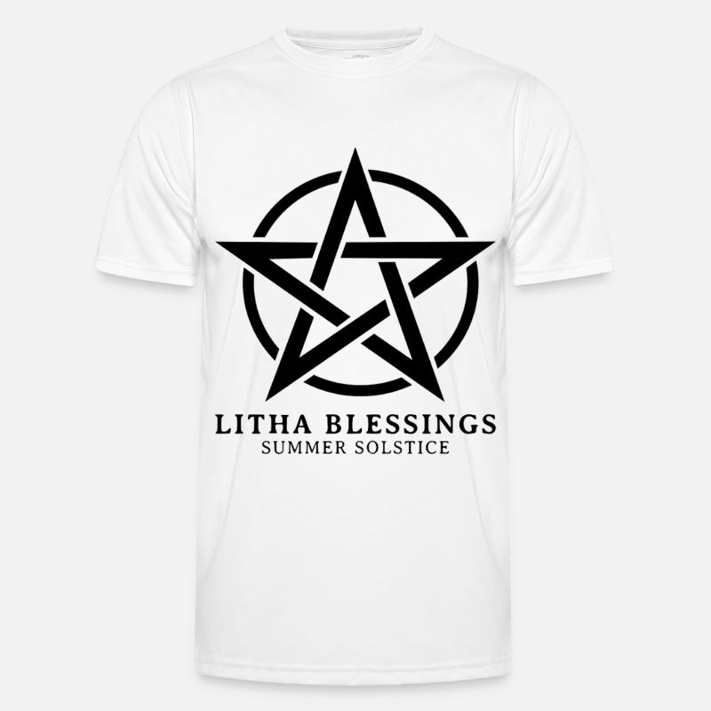Litha Pagan Solstice d’été Midsommar T-shirt sport Homme