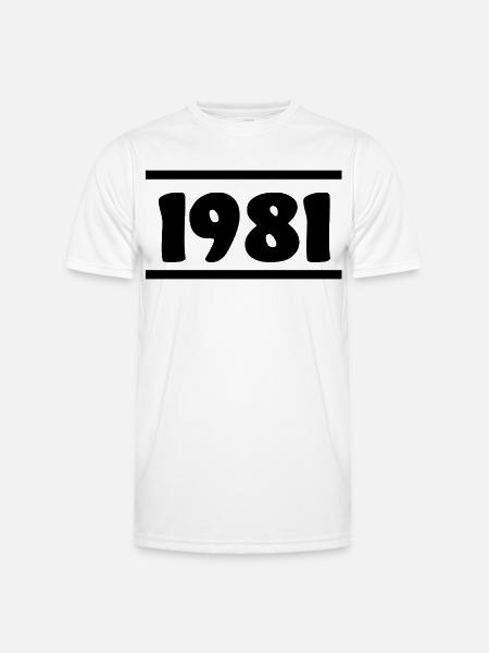 1981 Birthday 1981 - Men's Functional T-Shirt - white