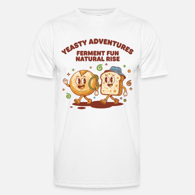 Sourdough Bread Baking Baker Sourdough Starter - Men's Functional T-Shirt - white