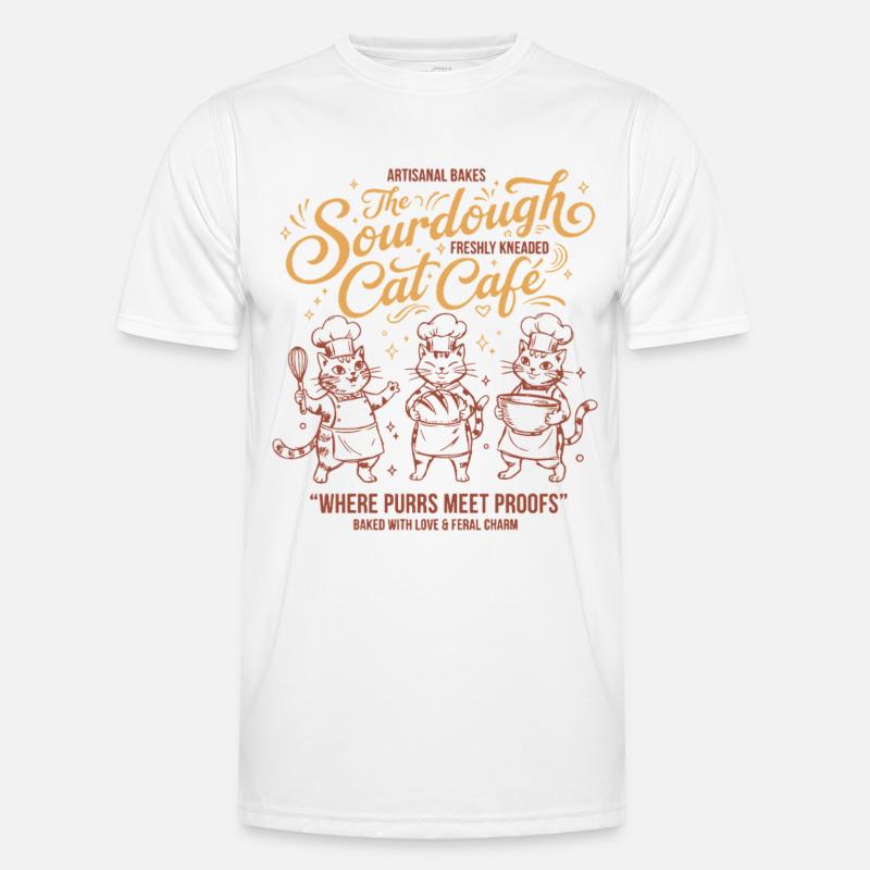 Sourdough Bread Baking Baker Sourdough Starter - Men's Functional T-Shirt - white