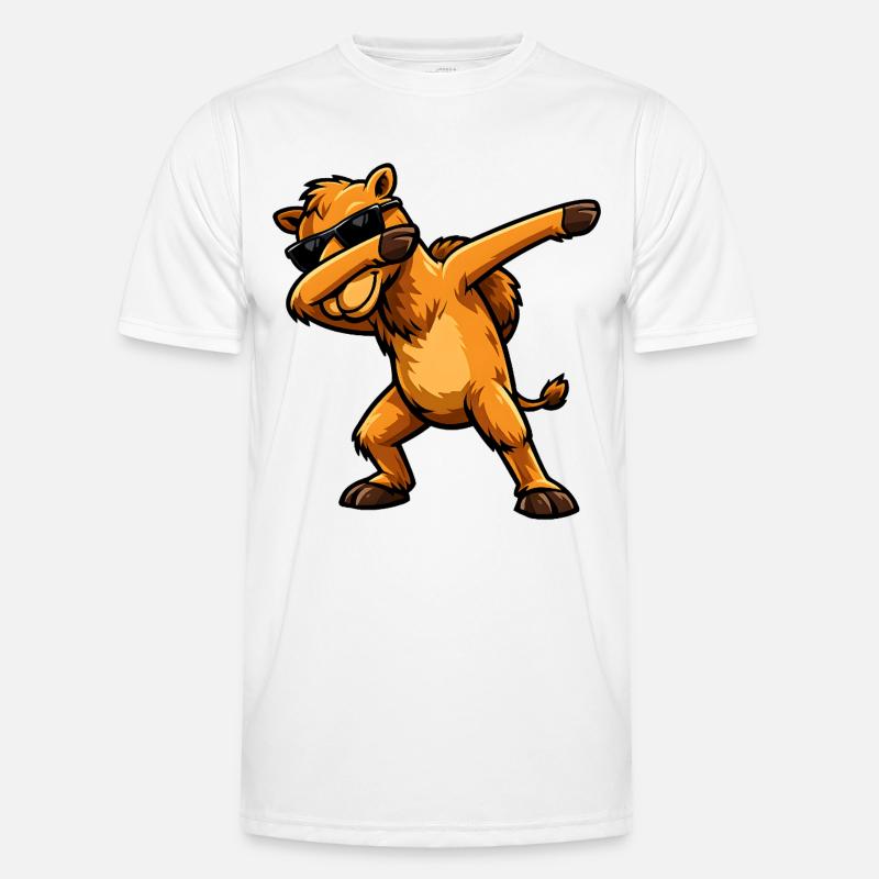 Dabbing Camel - Men's Functional T-Shirt - white