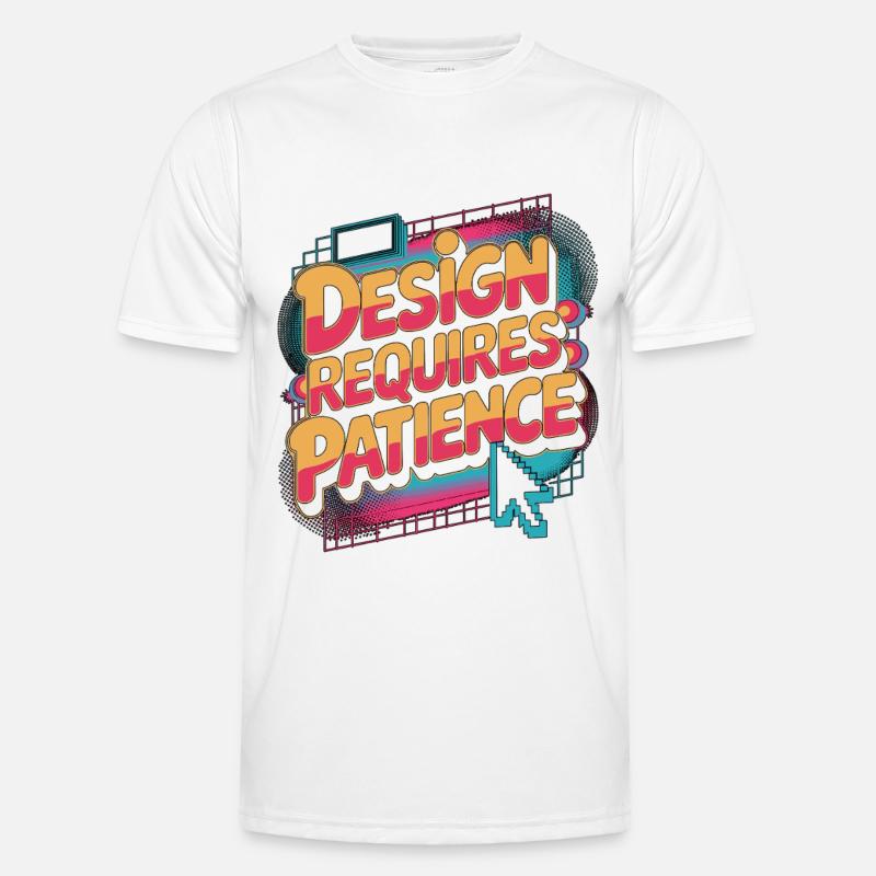 Graphic Designer Design Requires Visual Artist - Men's Functional T-Shirt - white