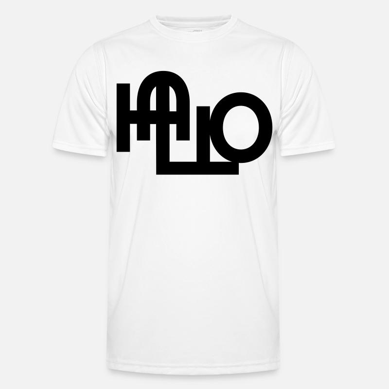 Hello welcome - Men's Functional T-Shirt - white