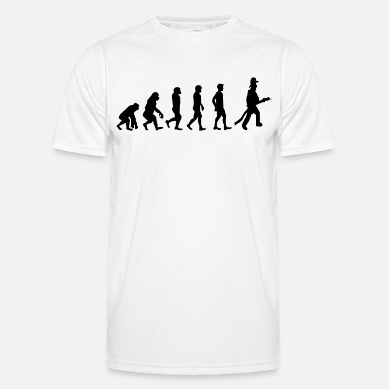 Fire evolution - Men's Functional T-Shirt - white