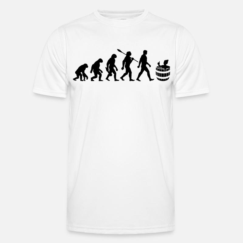 Evolution - Eisbader - Winterbaden - Eisbaden - Men's Functional T-Shirt - white