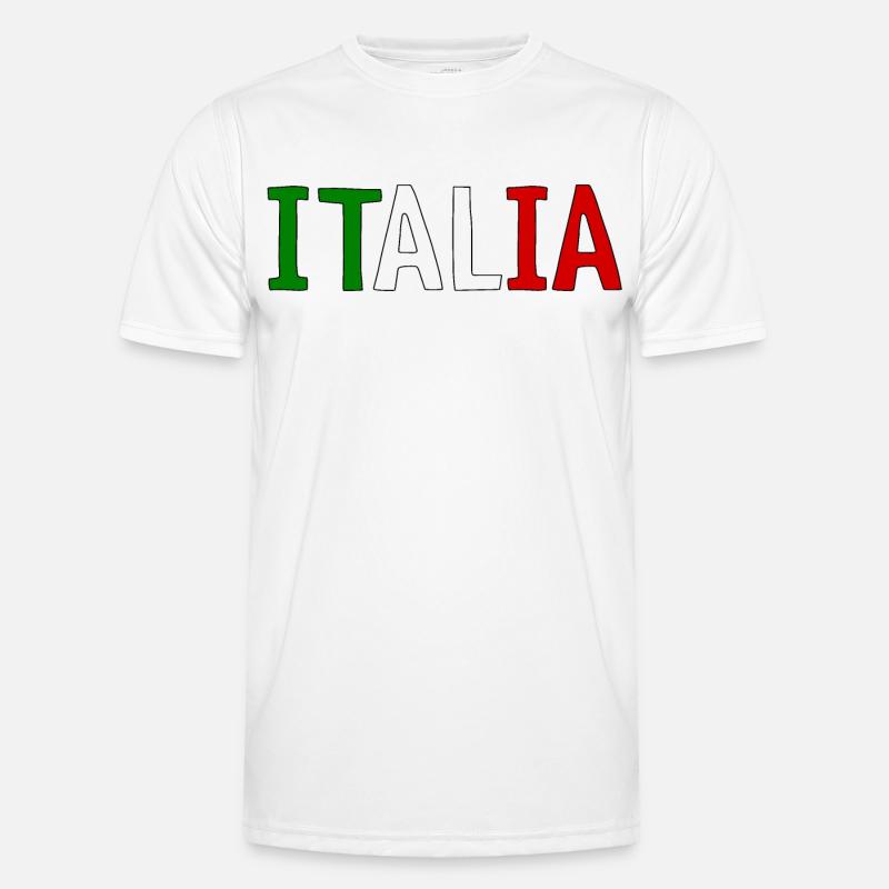 Italia - Men's Functional T-Shirt - white
