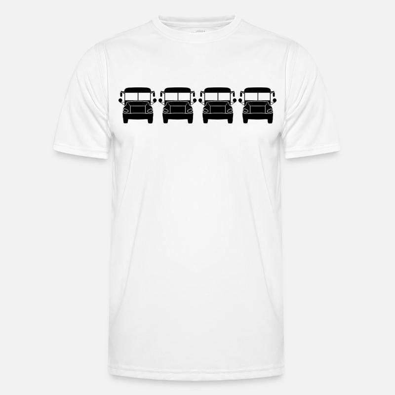 Buses - Men's Functional T-Shirt - white