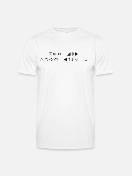 Pouvez-vous lire ceci ? - T-shirt sport Homme - blanc