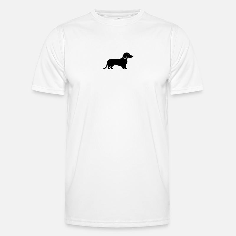 Teckel Dackel T-shirt sport Homme