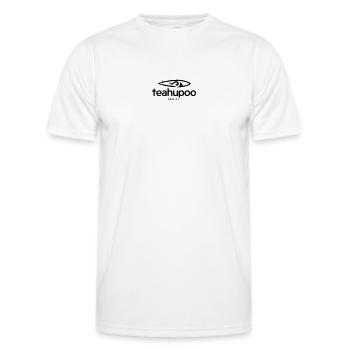 Teahupoo Tahiti Surf - T-shirt sport Homme - blanc - Devant - AI Model Male 178 dark (178cm)