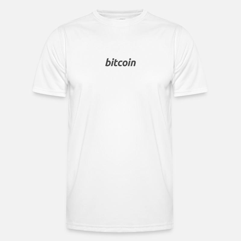 Bitcoin Logo - Men's Functional T-Shirt - white