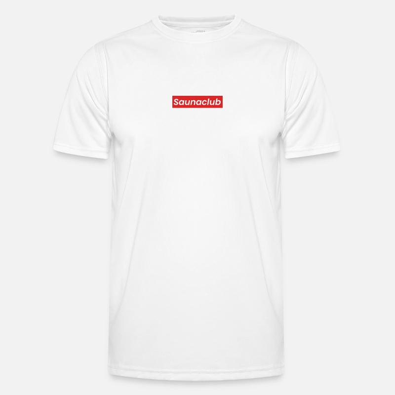 Saunaclub Grafik Männer Funktions-T-Shirt