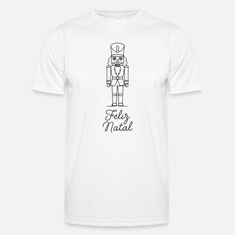 Feliz Natal Nutcracker Christmas Classic Men's Functional T-Shirt