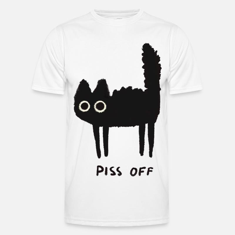 Grumpy Kitty Vibes - Laissez-moi tranquille T-shirt sport Homme