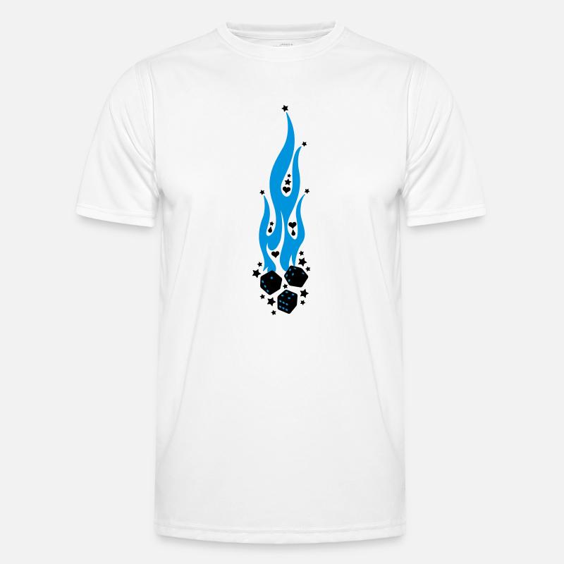 flammen Männer Funktions-T-Shirt