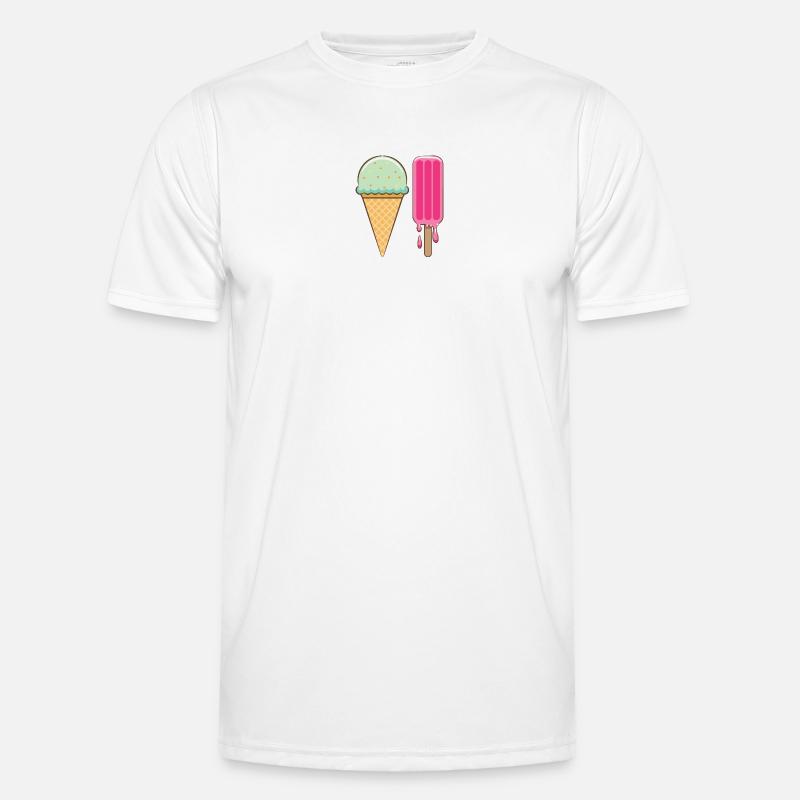 Ich mag Eis Männer Funktions-T-Shirt